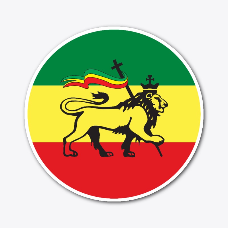 Rasta Reggae Flag Sticker