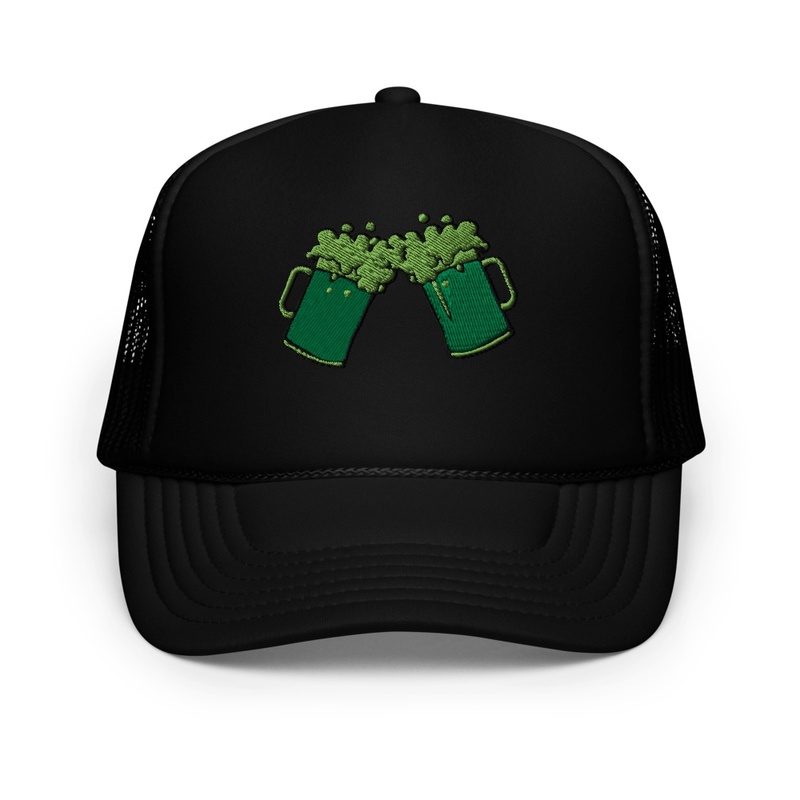 Green Beers Embroidered Trucker Hat
