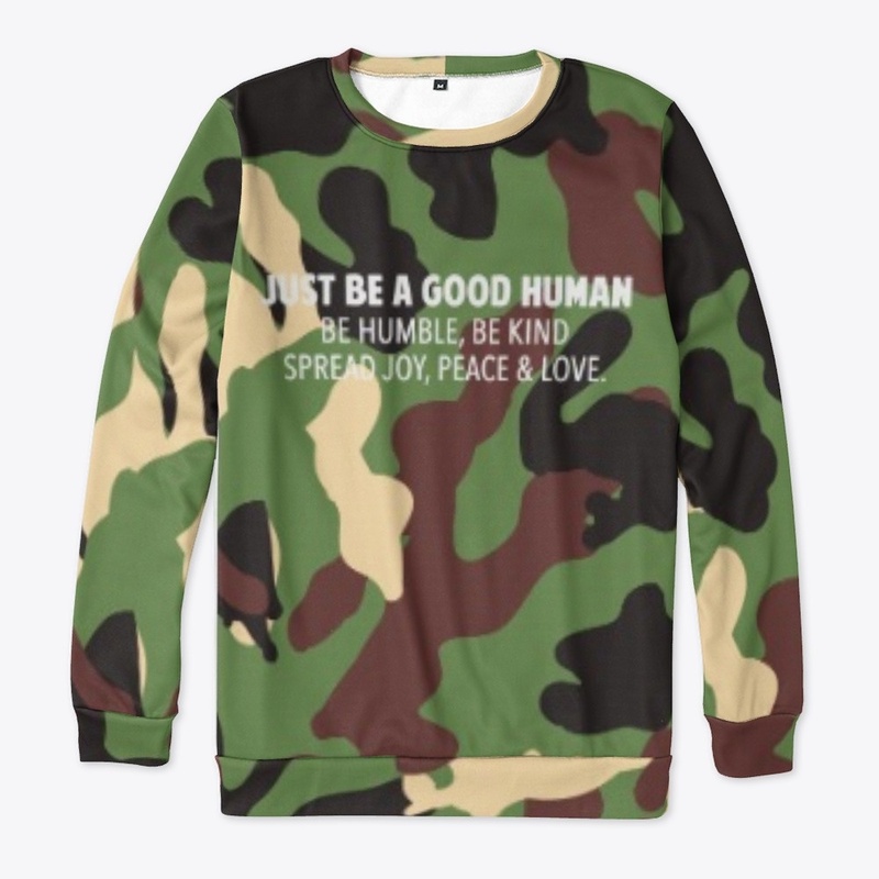 CAMO GOOD HUMAN | WHITE LOGO