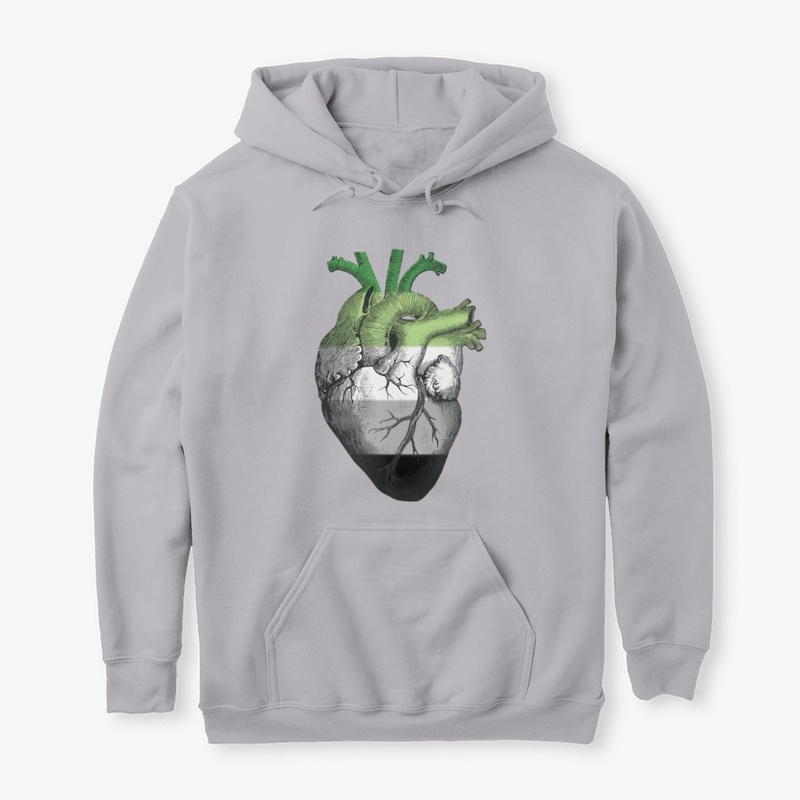 Aromantic Pride Anatomical Heart