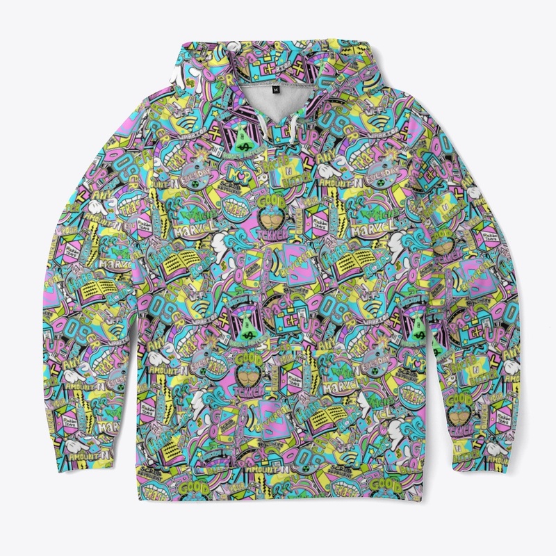 Pixel Print Hoodie