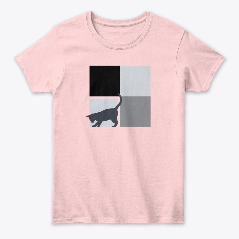 Angular Feline Silhouette