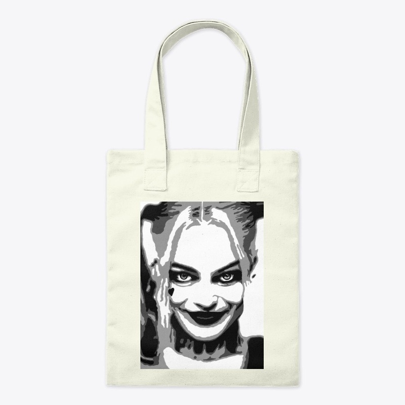 Margot Robbie Black and White Portrait