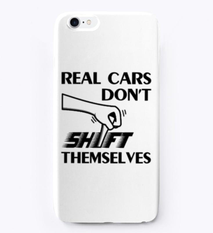 Real cars don't shift themselves manual