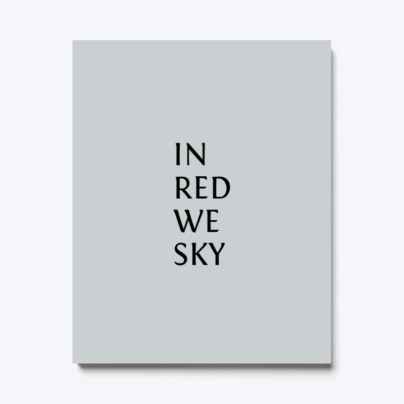 In red we sky