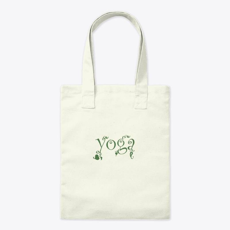 yoga nature green leafs zen life style