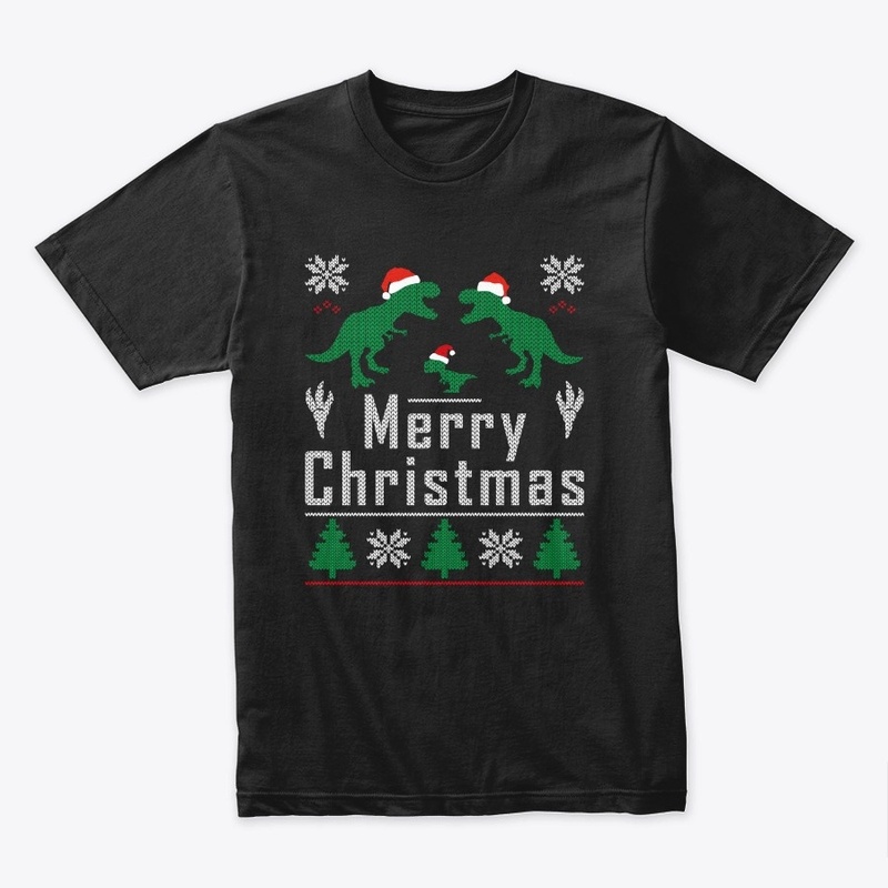Christmas Dinosaur Rex Pajamas Men Boys 