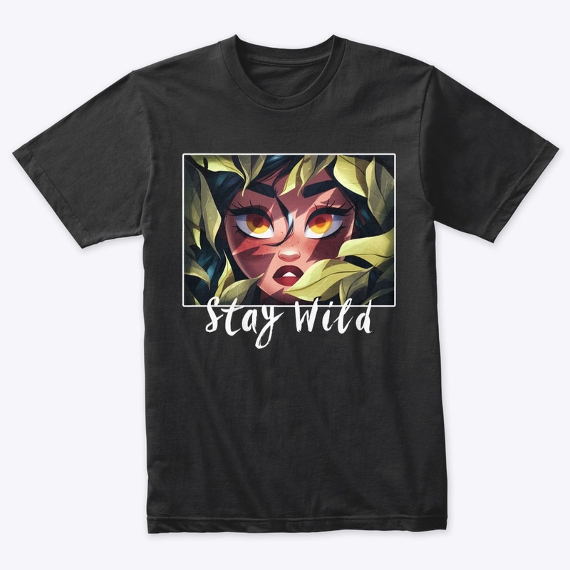 Stay Wild women's t-shirts design