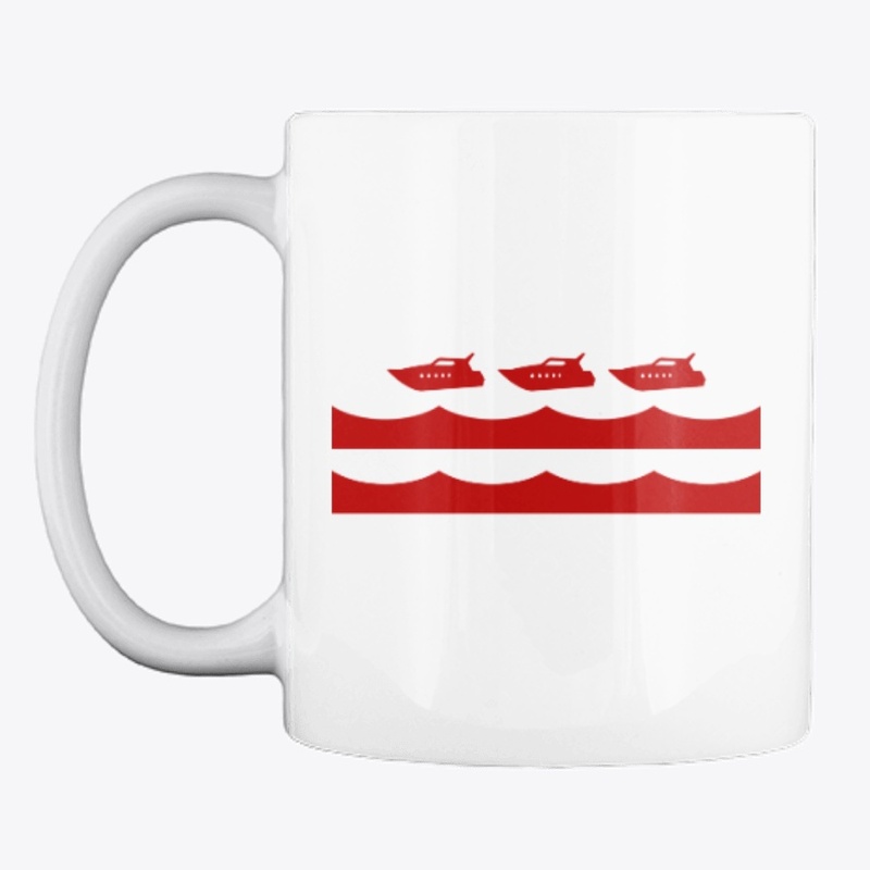 Red Line Yacht Club Logo Mug
