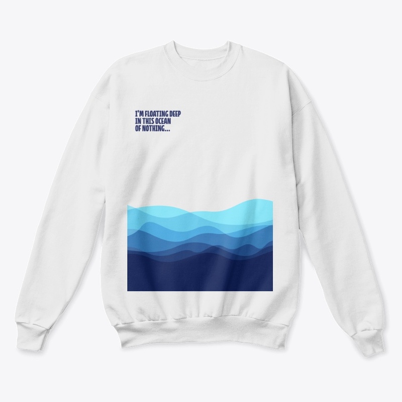 Ocean of nothing - Blue written