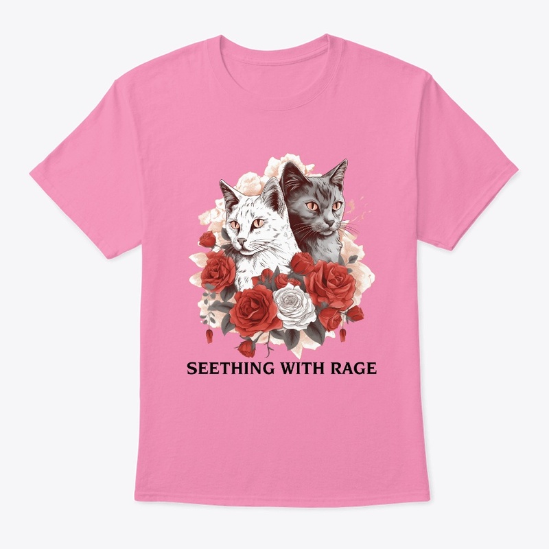 Funny Cat Roses Seething With Rage