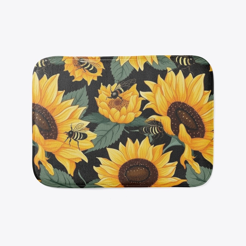 Sunflower and Bumble bee