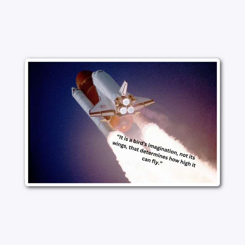 "Fly with wings of love."