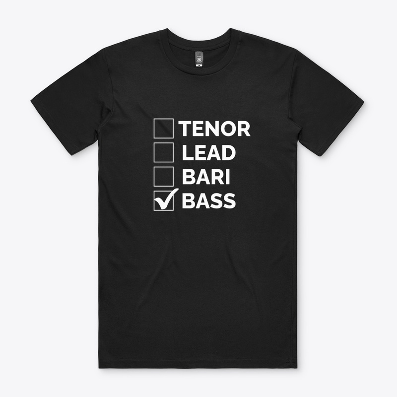 Block Bass Check Mark White