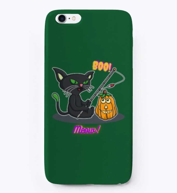 Black Cat Funny Pumpkin Boo accessories