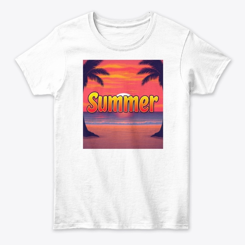 Summer Women's Premium V-Neck Tee