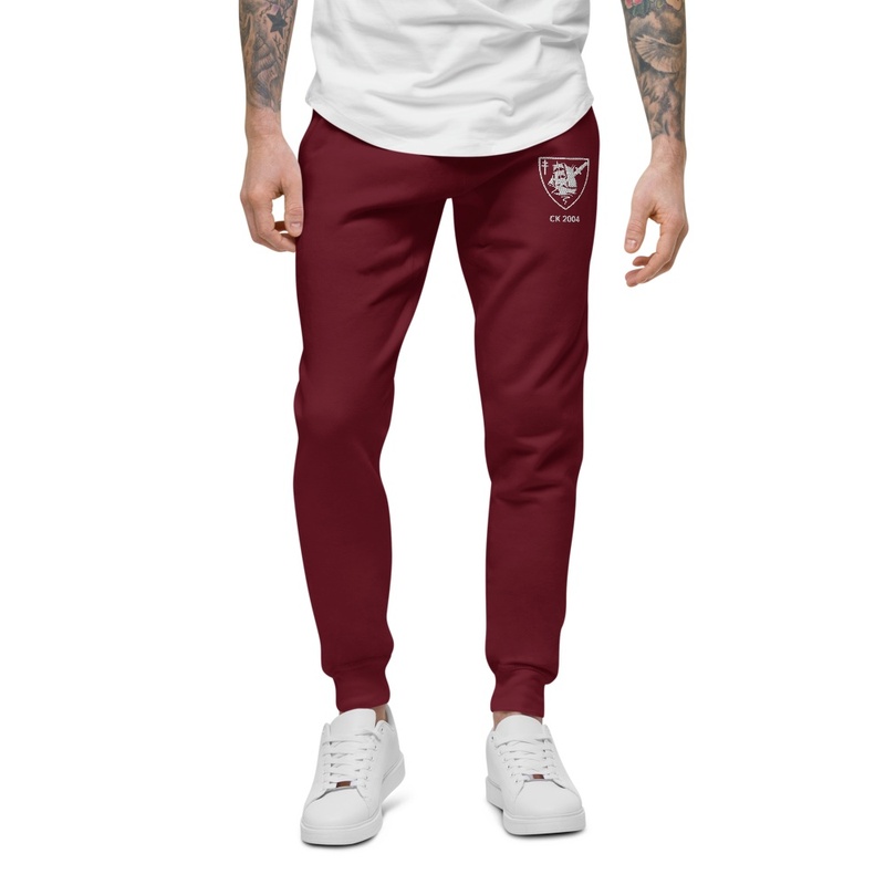 Pantalon de Jogging Brodé - CK blanc