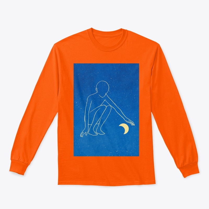 Moon design printed products 