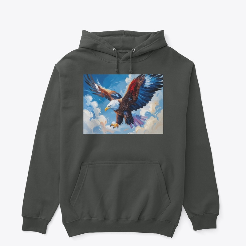 Majestic Bald Eagle in Flight