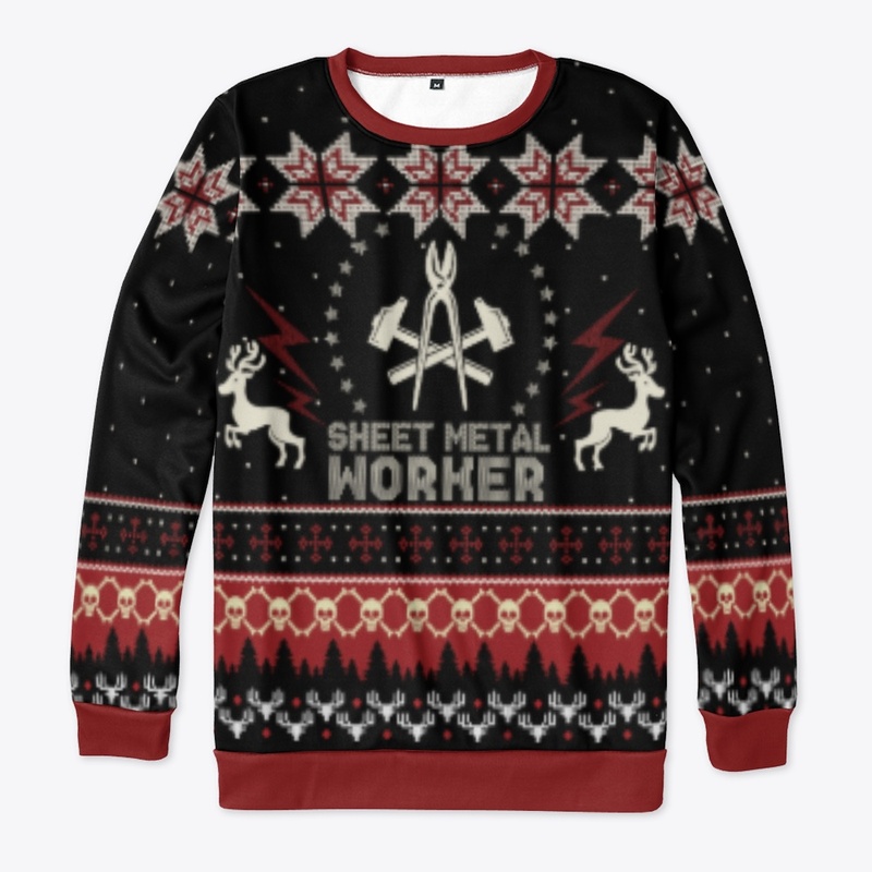 Ugly Sheet Metal Worker Sweater