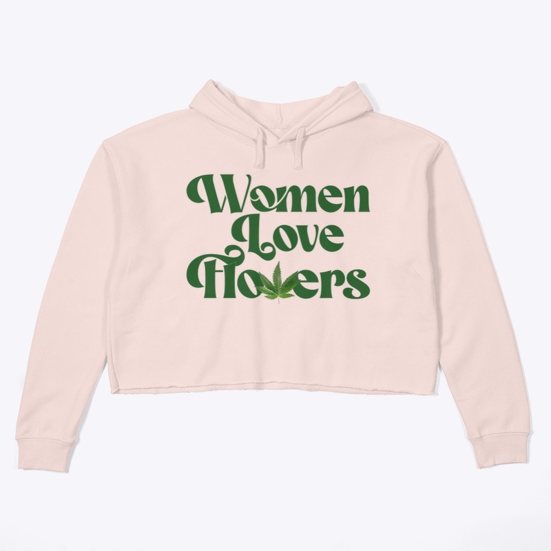 FLOWERS WLF.1 Crop Hoody