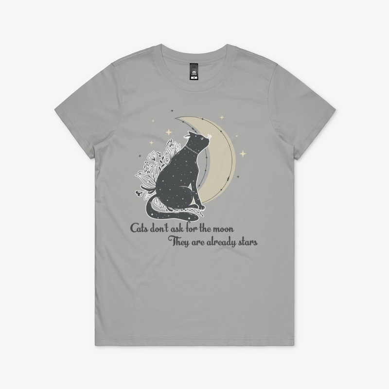 Cats don't ask for the moon