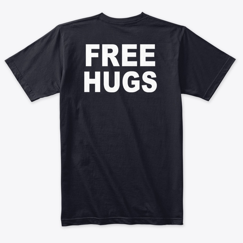 Free Hugs in White Ink