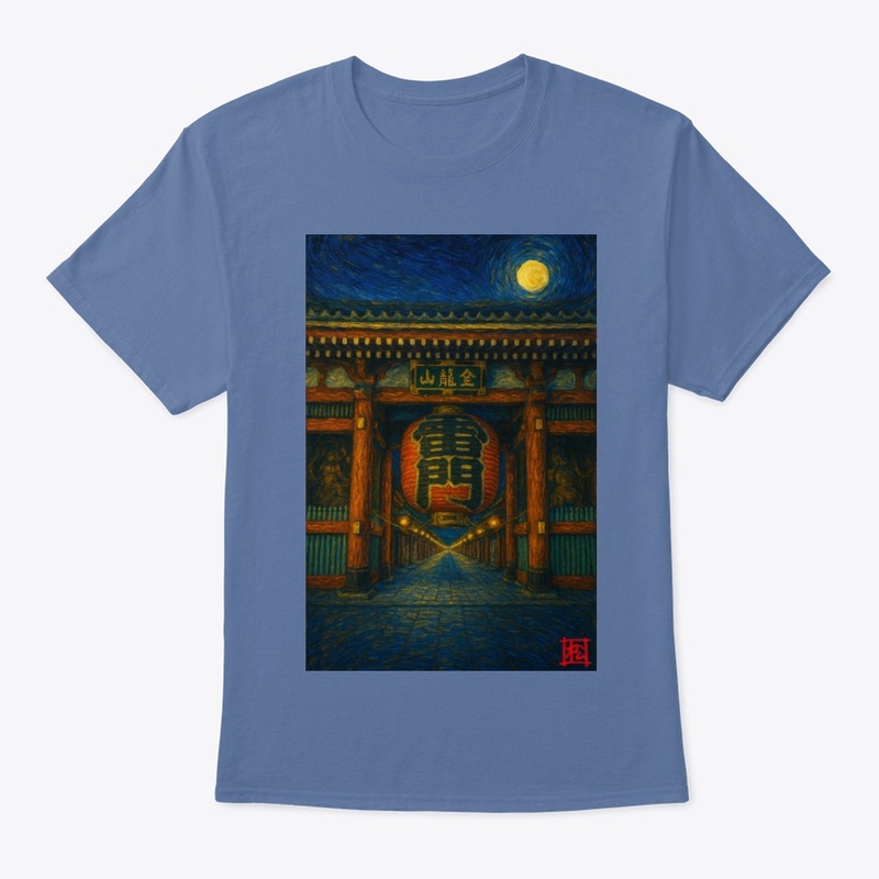 Sensoji Kaminari Mon - Van Gogh Style
