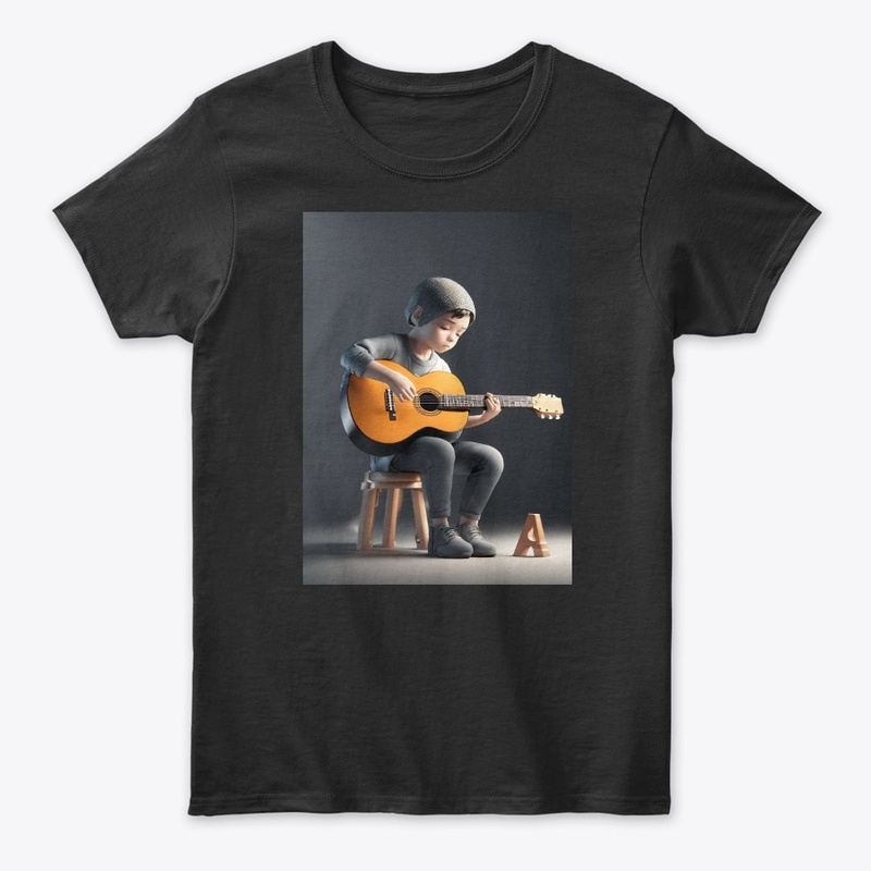 Melancholic Melodies: The Gray Guitarist