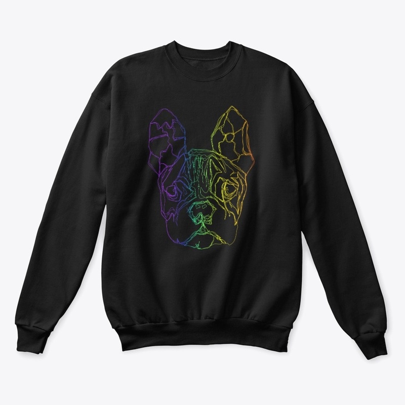 Rainbow Boston Terrier
