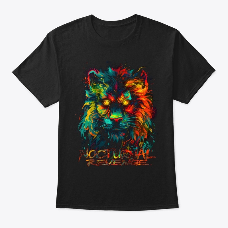 Nocturnal Revenge Abstract Lion 