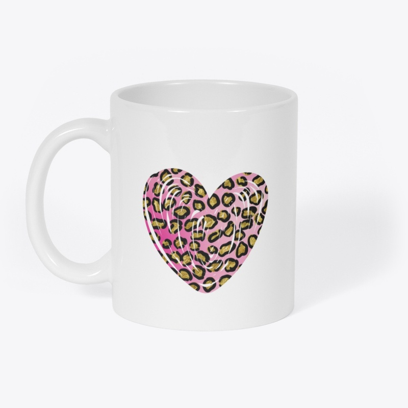Leopard Heart T-Shirt