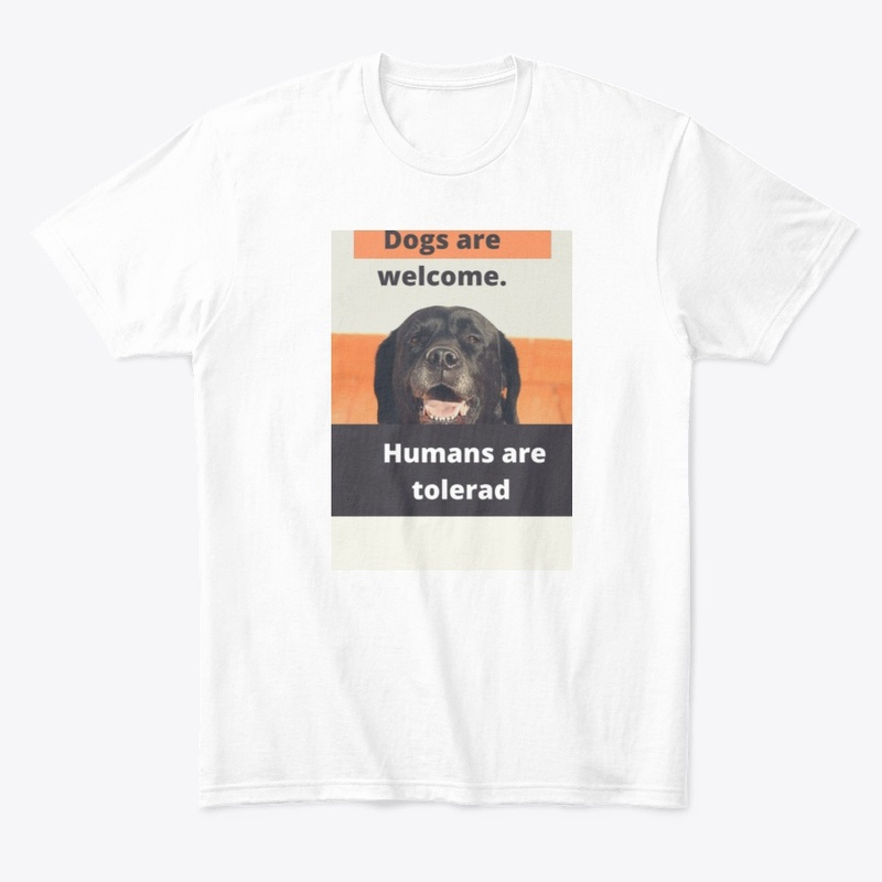 Dogs are welcome.