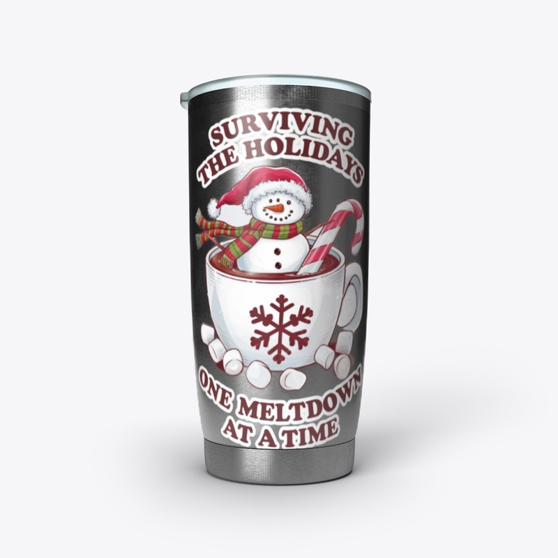 Trendy Vintage Melting Snowman Vibes
