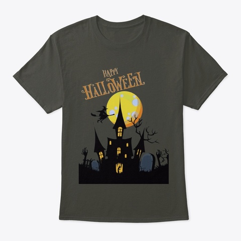 Halloween Smoke Gray Camiseta Front