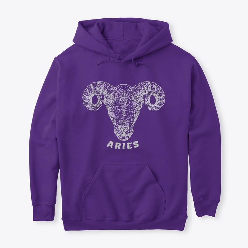 ARIES Grey Classic Pullover Hoodie