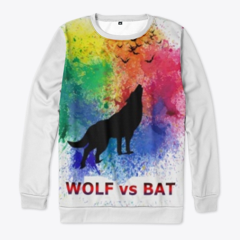 WOLF vs BAT  T  SHIRT