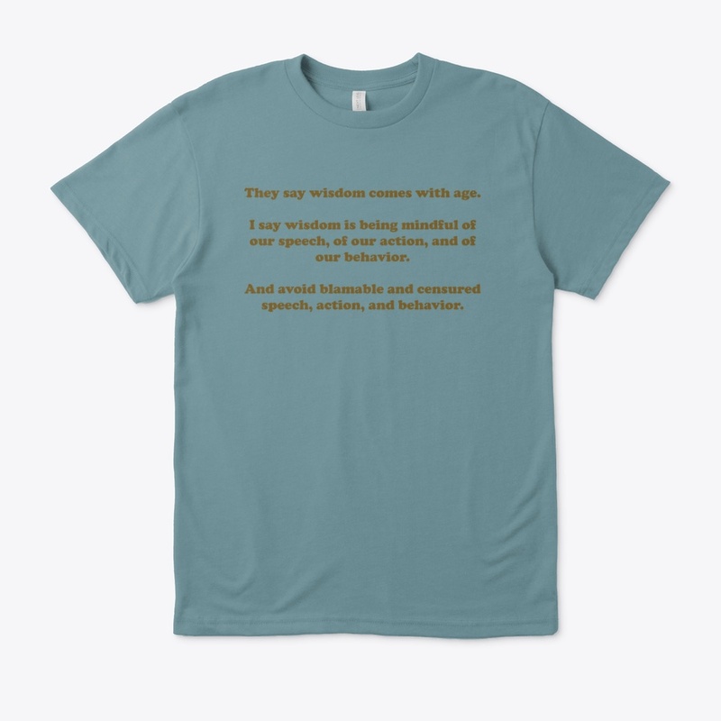 Wisdom is being mindful