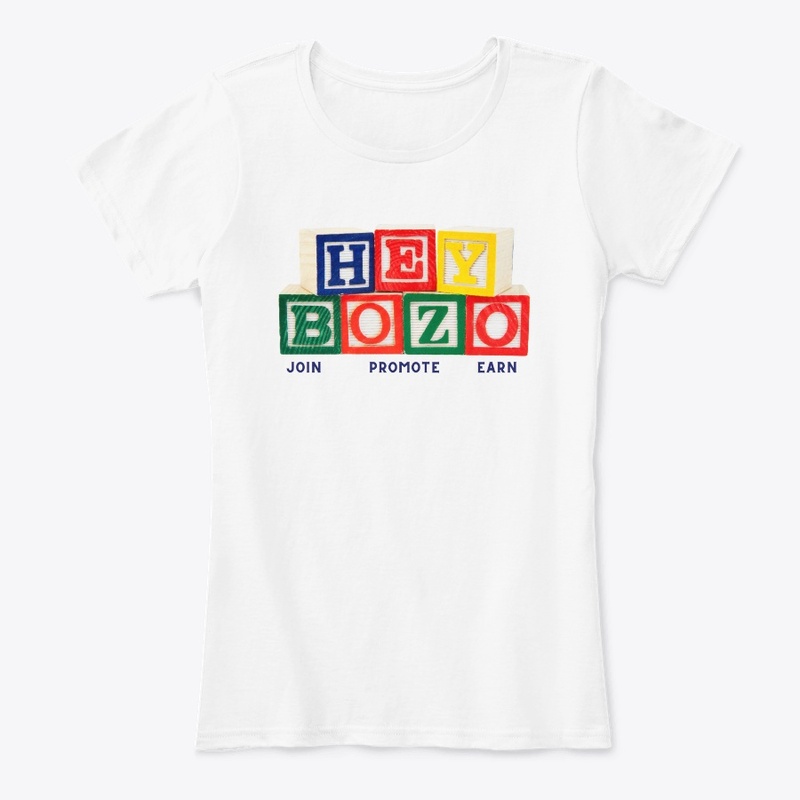 Hey Bozo Design T-Shirts, Tops & Mugs