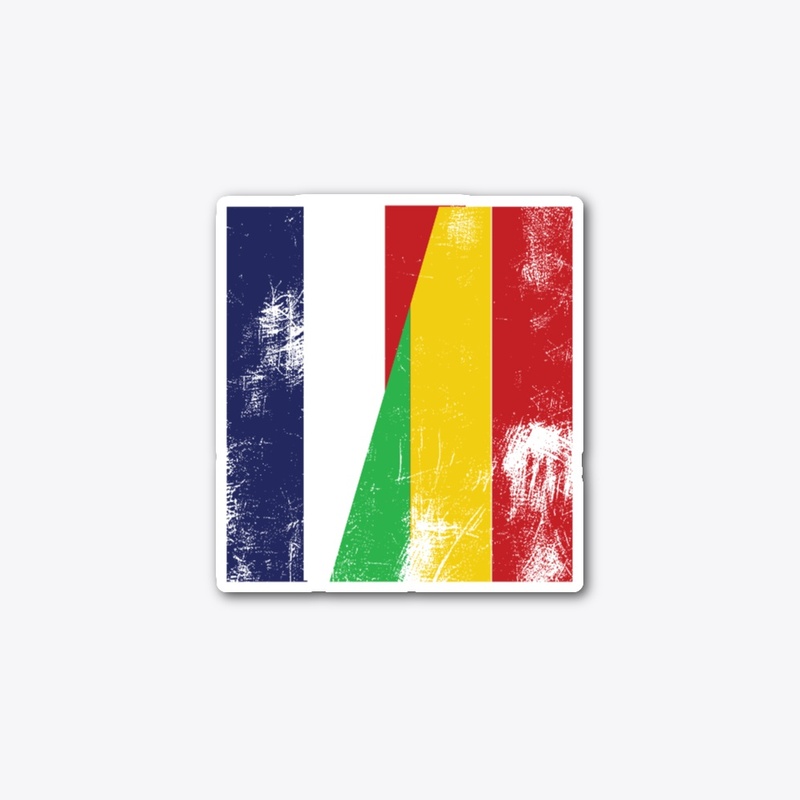 MALI FRANCE DRAPEAU DE L'AMITIÉ