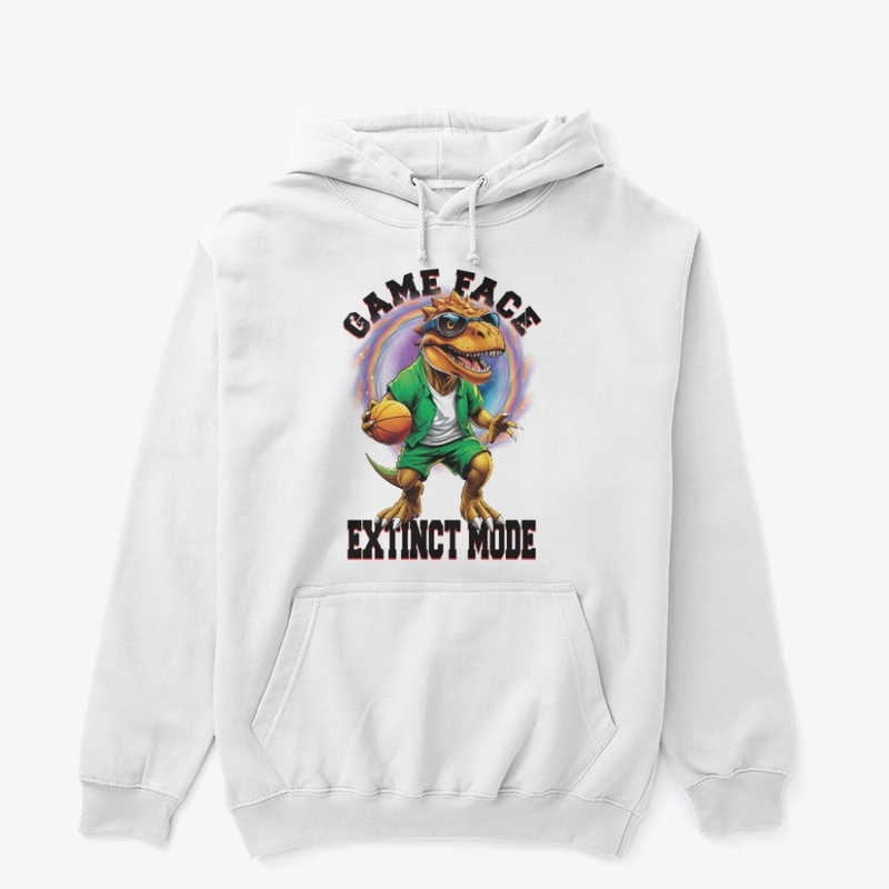 Dino Basket Ball White T-Shirt