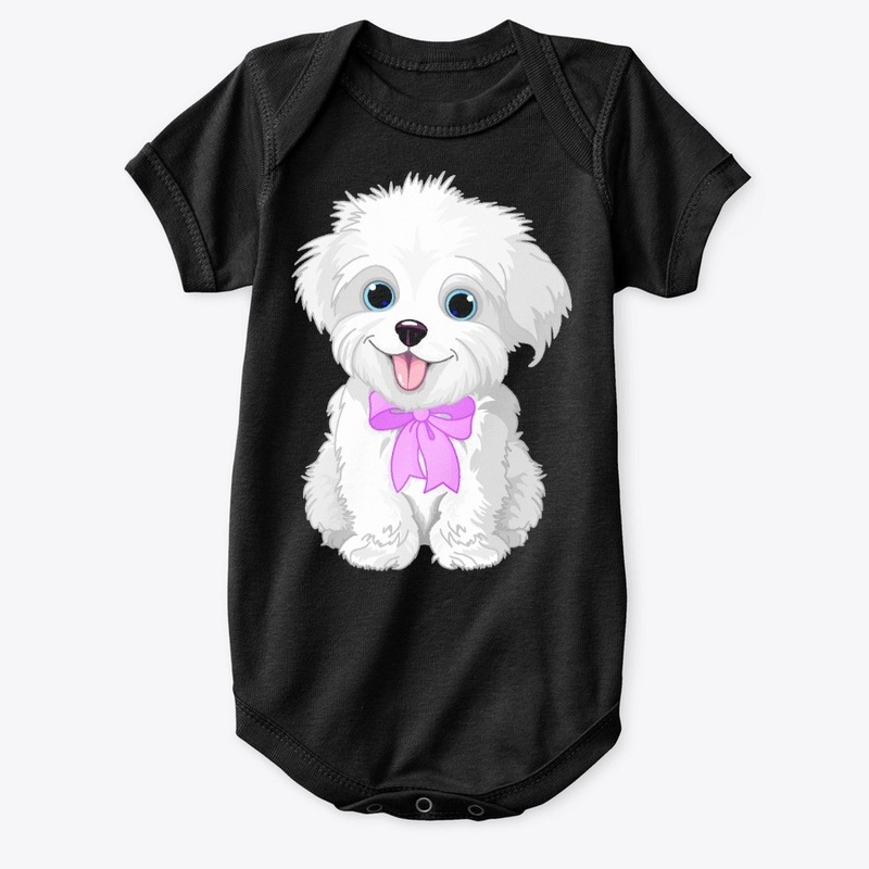 Cute White Puppy