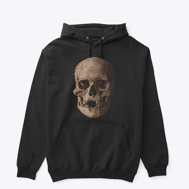 Old Weathered Skull Front