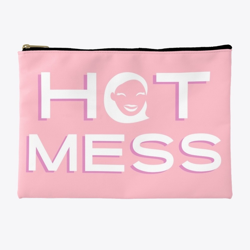 Hot Mess Pouch - White
