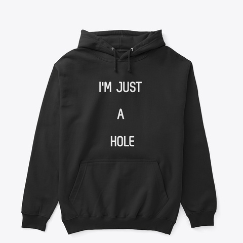 Hole Black T-Shirt Front