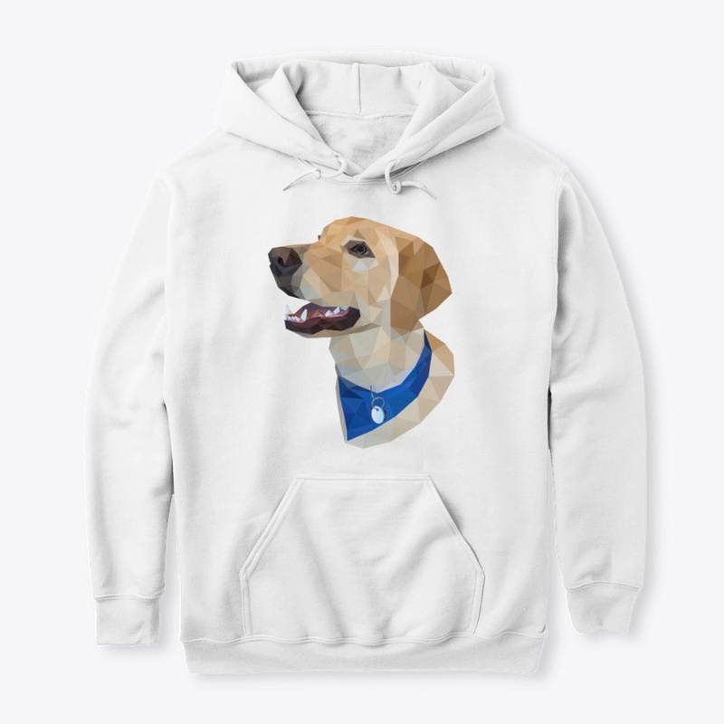 Geometric Art Golden Retriever Lab Mix