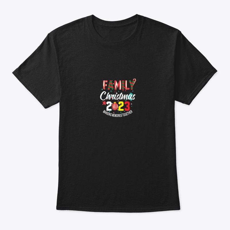 Family christmas 2023 vector design 