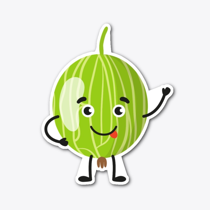Green 💚 striped fruit 