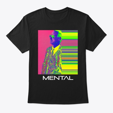 Mental Black Maglietta Front
