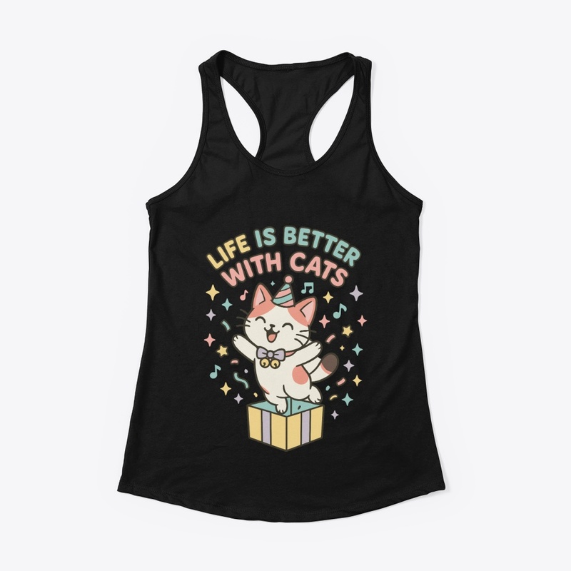 Life Is Better With Cats Gift Box Dance 